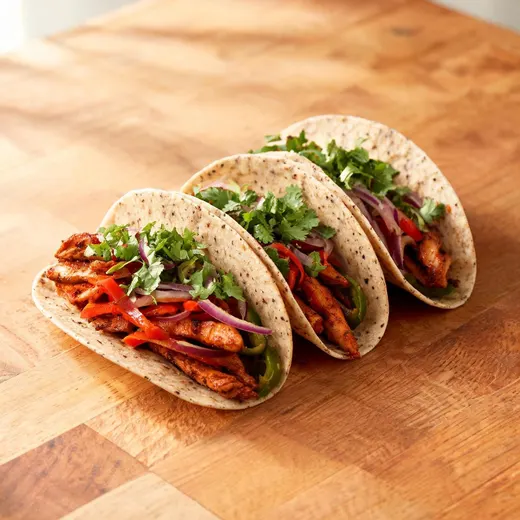 Light Chipotle-Lime Chicken Tacos